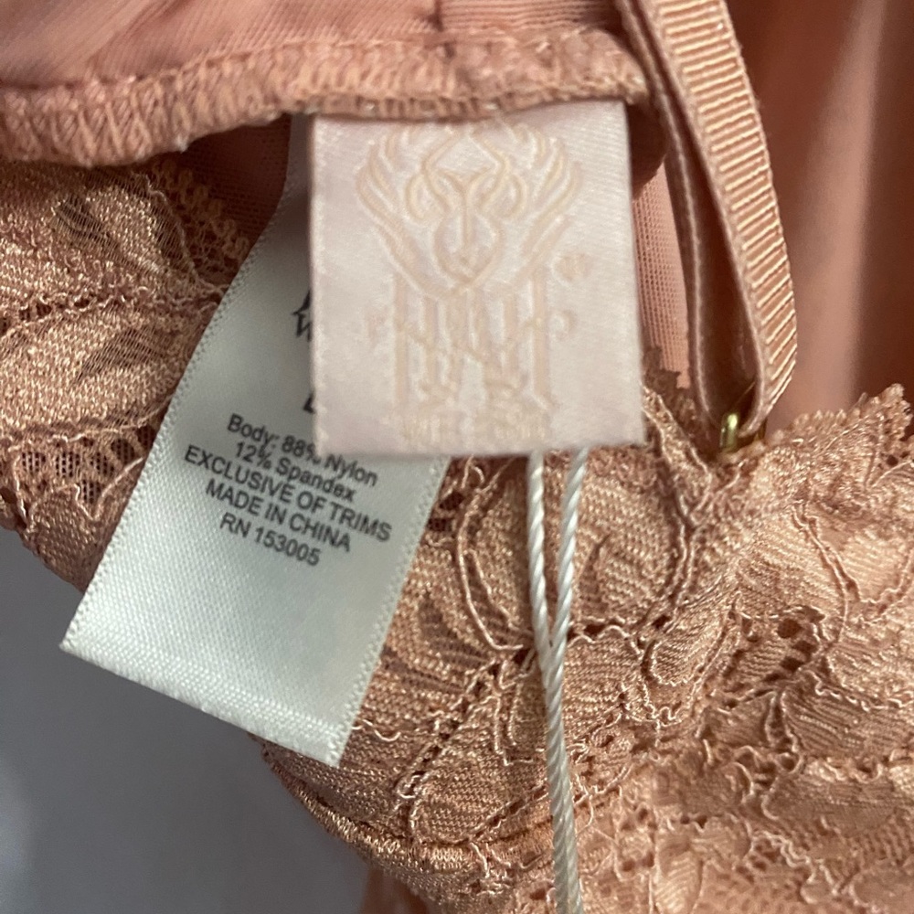 NWT Free People We Are Hah Women’s Copper Rose Smarty Pants Bodysuit Size Large - Picture 7 of 16